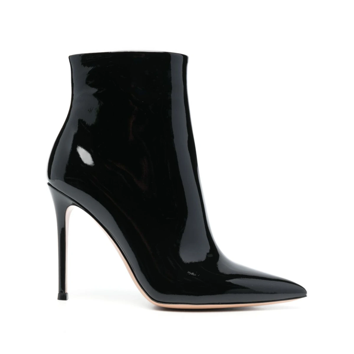 110mm patent leather boots