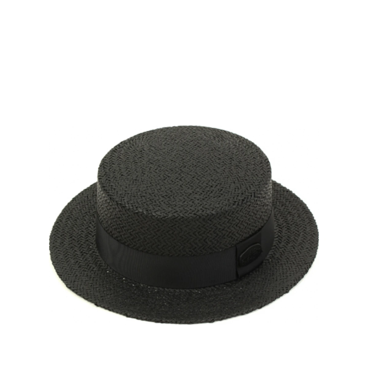 Black Flat Short Panama Hat Panama Hat