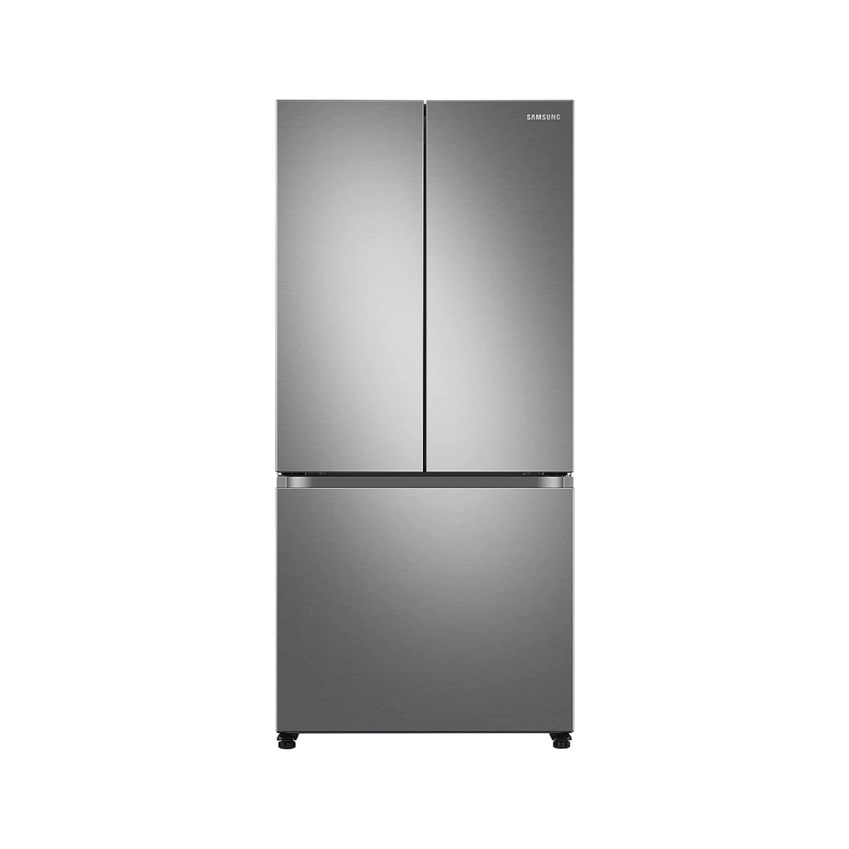 18 cu. ft. Smart Counter Depth 3-Door French Door Refrigerator in Silver(RF18A5101SR/AA)