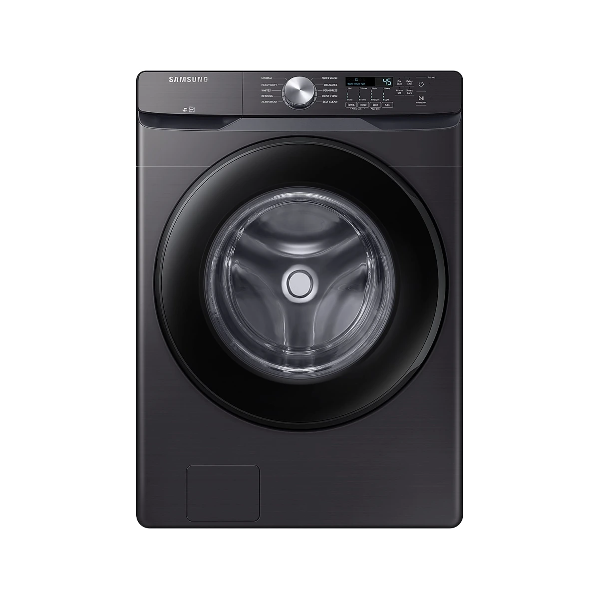 4.5 cu. ft. Front Load Washer with Vibration Reduction Technology+ in Brushed Black(WF45T6000AV/A5)