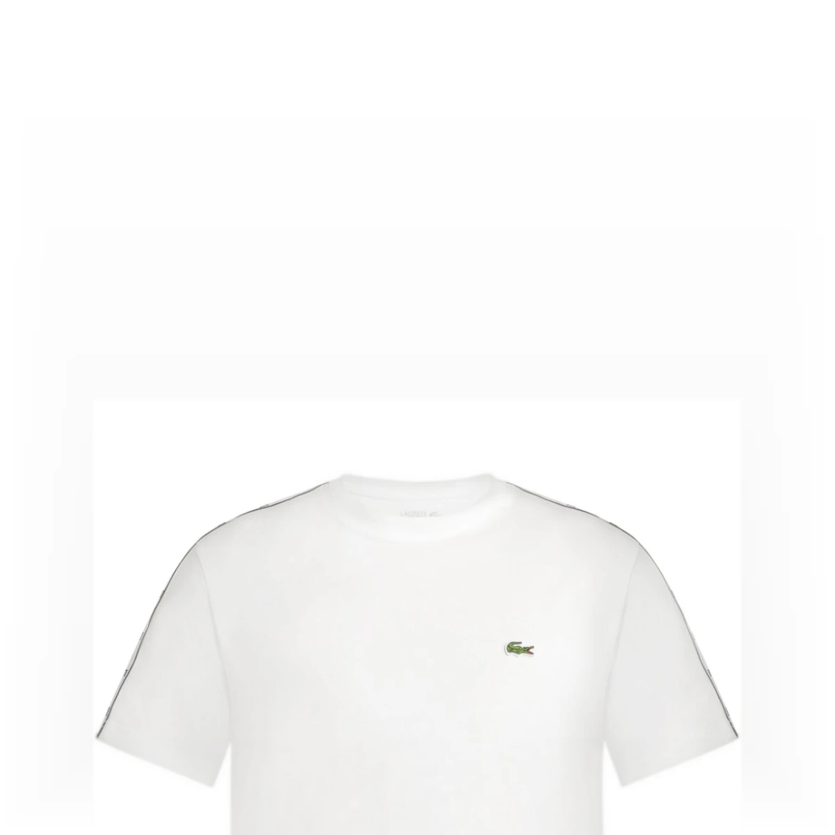 Logo-tape jersey T-shirt - White