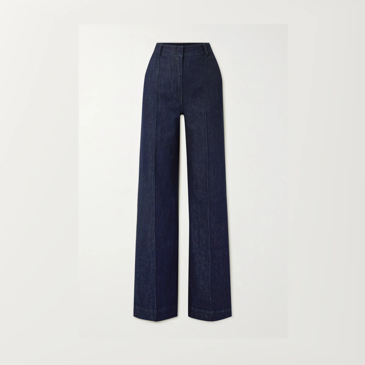 + Net Sustain High-rise Straight-leg Stretch Organic Jeans - Blue