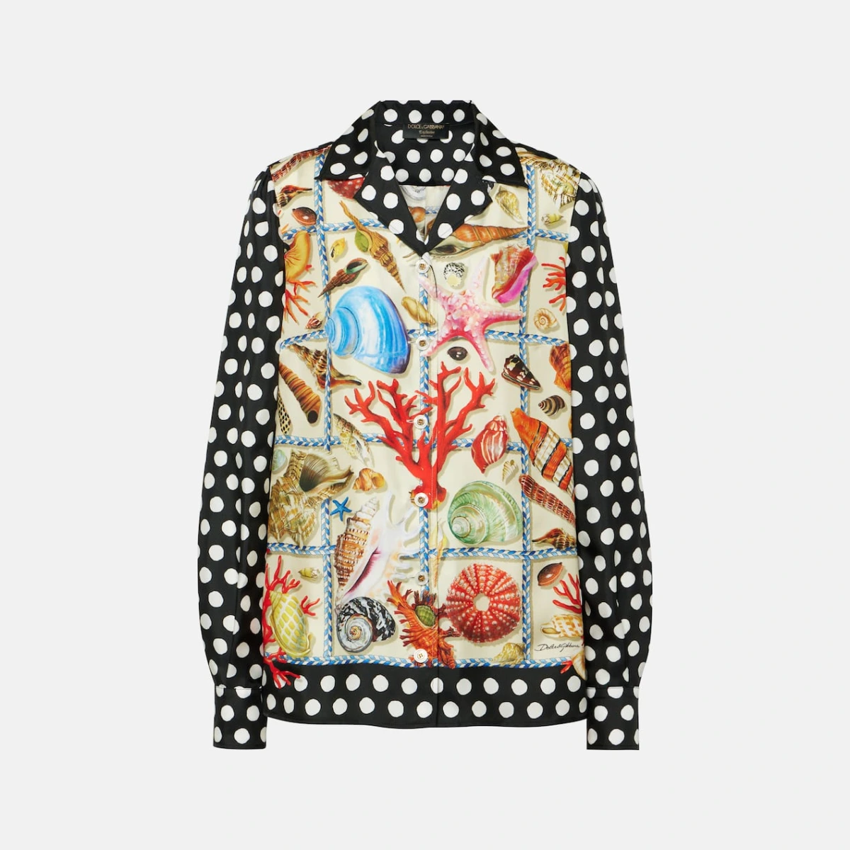 Dolce & Gabbana Capri printed silk shirt