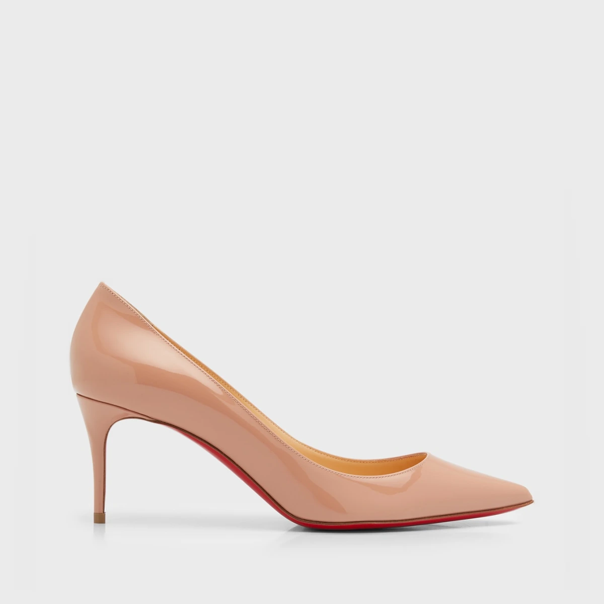 Kate 70mm Patent Red Sole Pumps