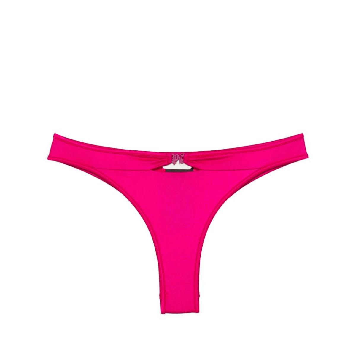 Monogram-plaque bikini bottoms - Pink