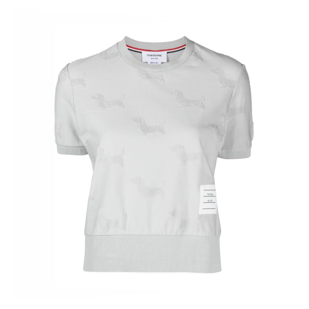 Hector jacquard-terry T-shirt - Grey