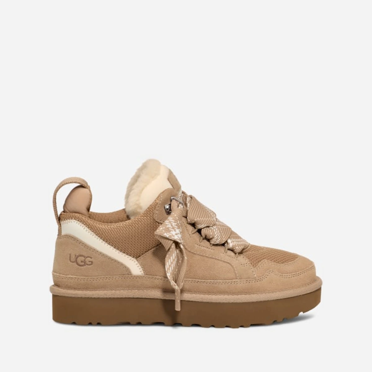 ® Women's Lowmel Canvas/Suede/Recycled Materials Sneakers in Sand