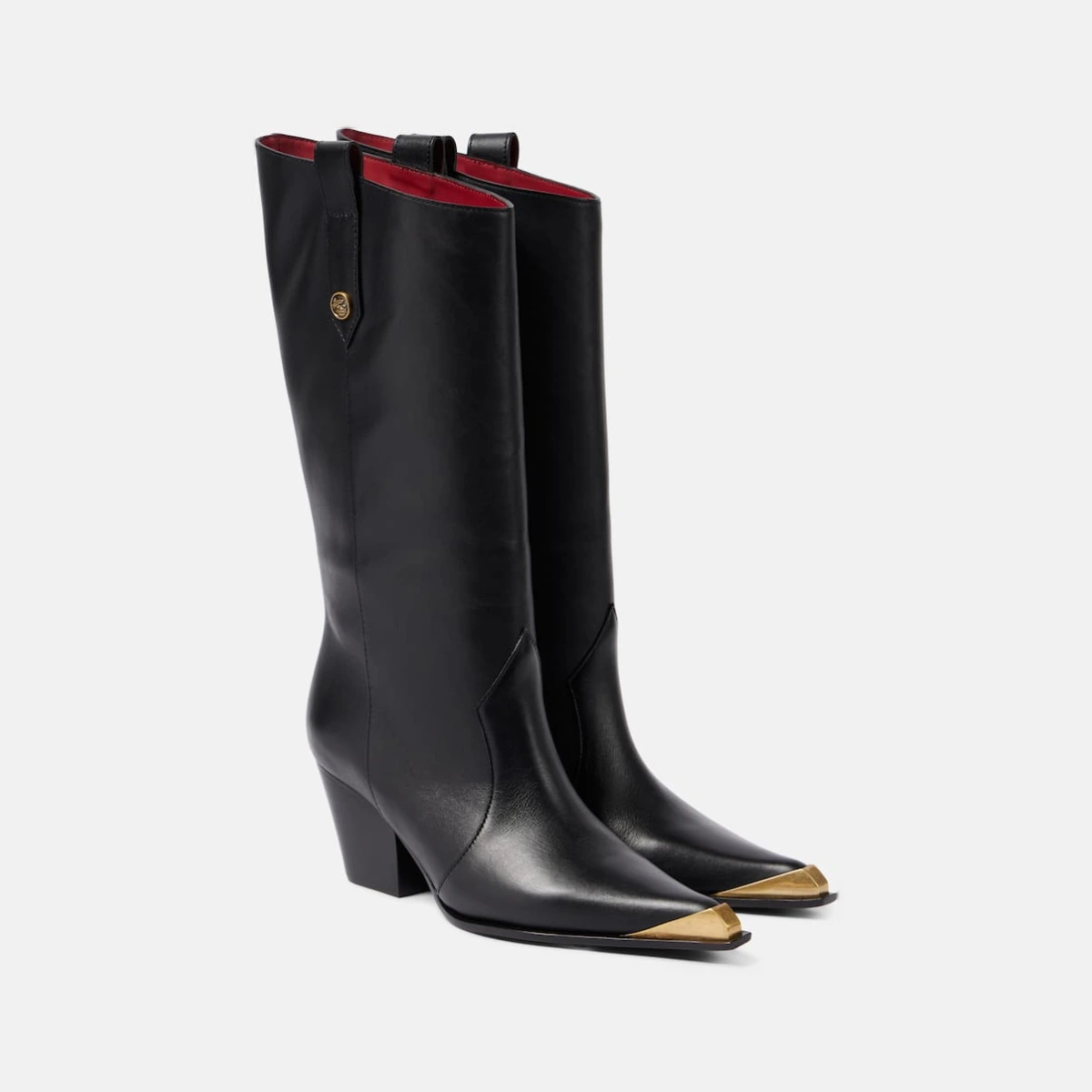 Etro Leather cowboy boots