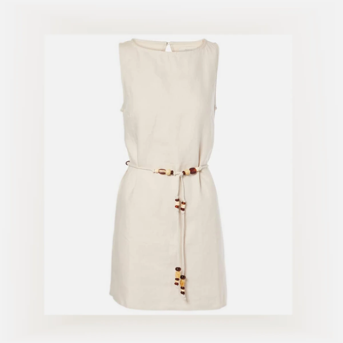 Faithfull Lui belted linen minidress