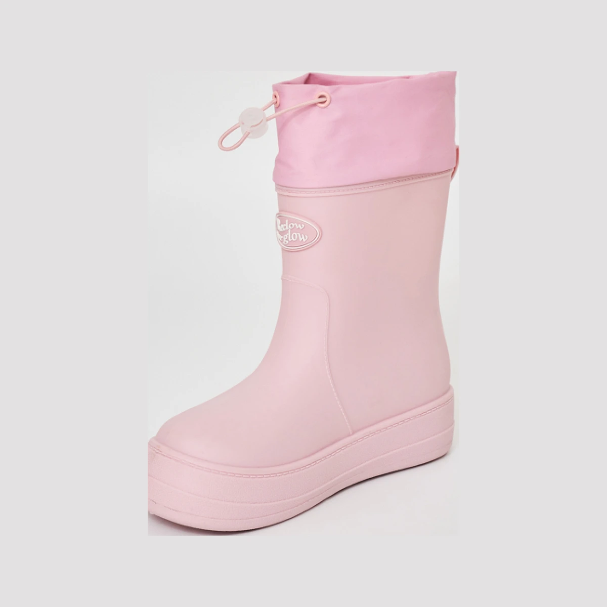 RC RE-RAIN SHIRRING BOOTS PINK