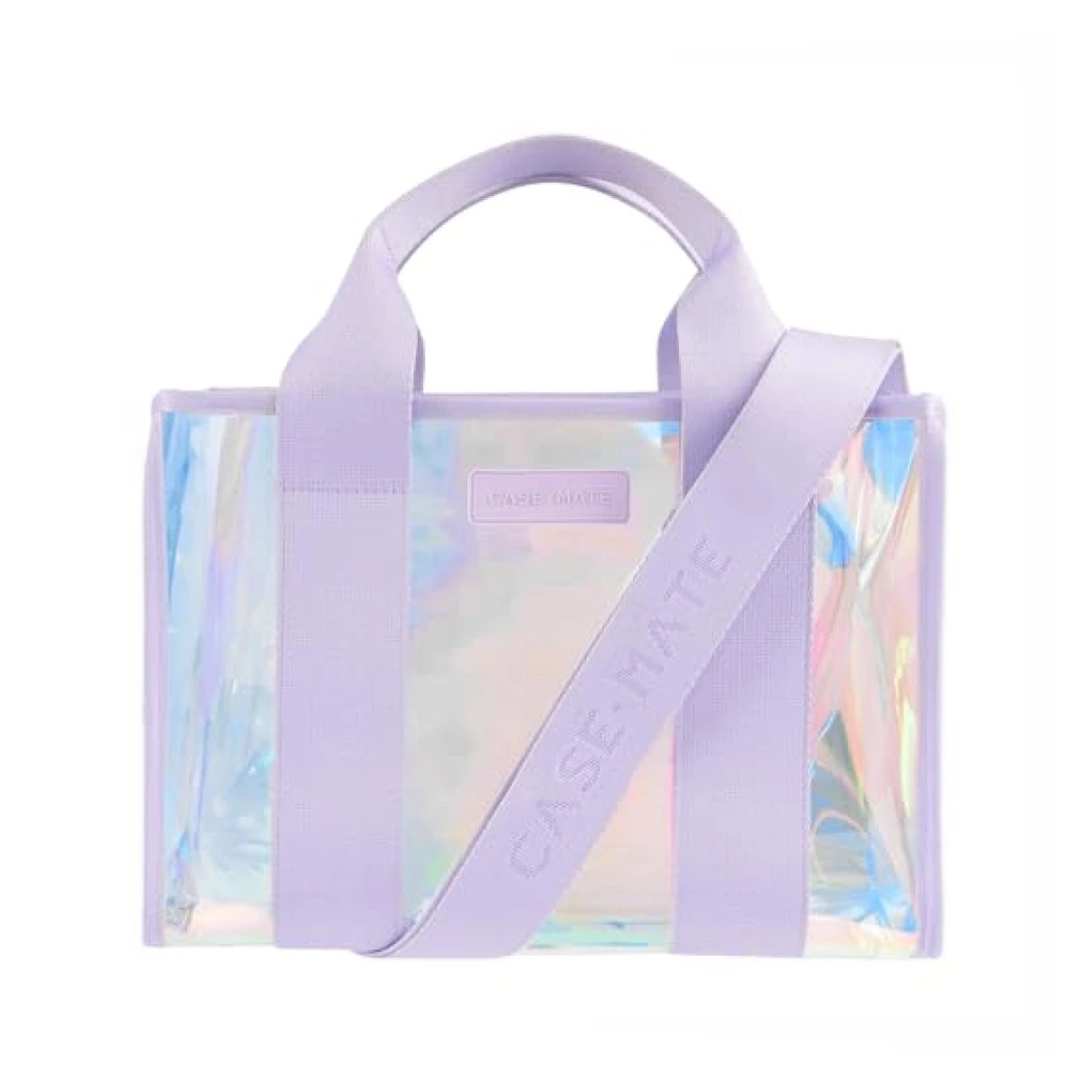 Case-Mate Soap Bubble Mini Tote Bag | 11"x8"x5" Shoulder bag w/Jacquard Crossbody Strap