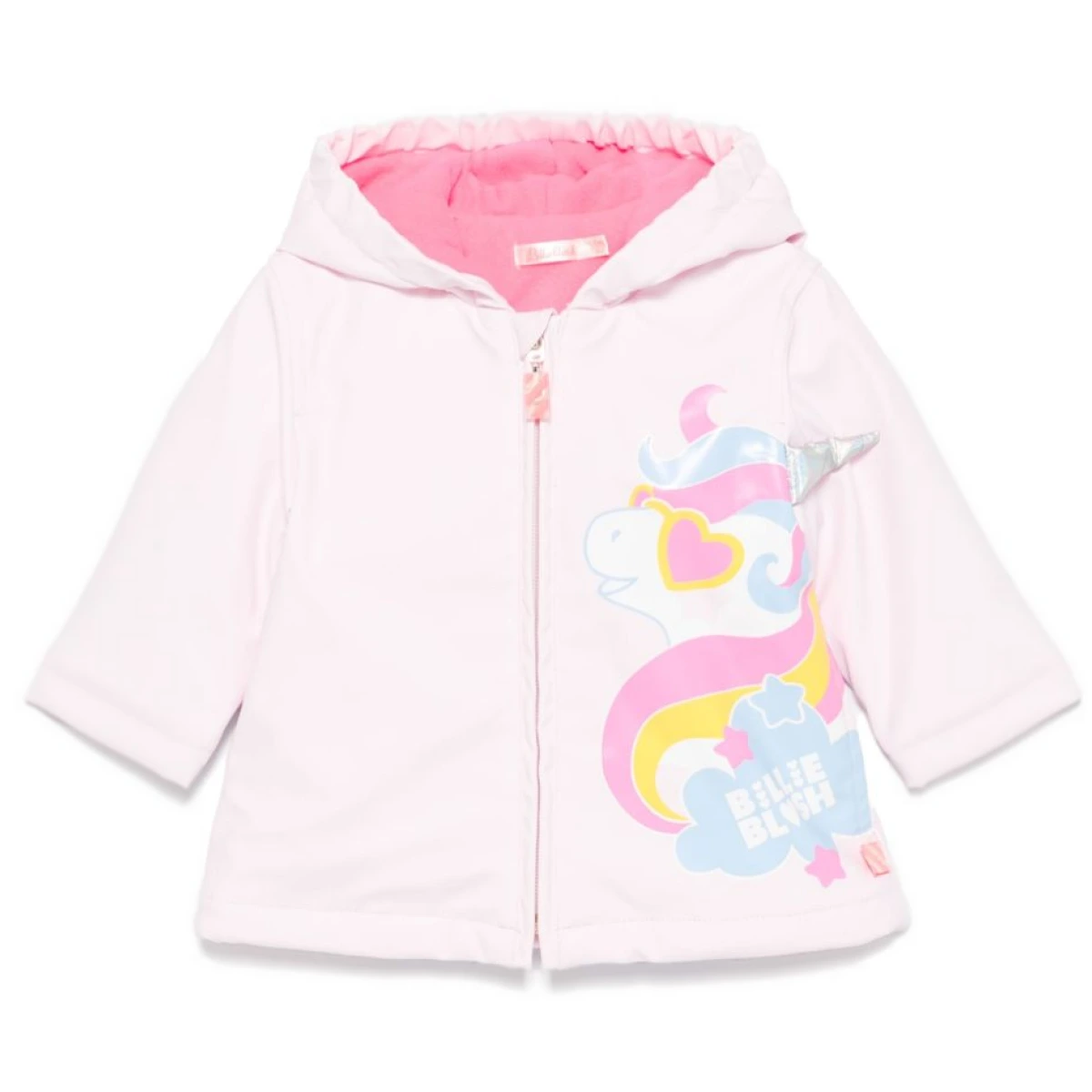 Unicorn-print jacket - Pink