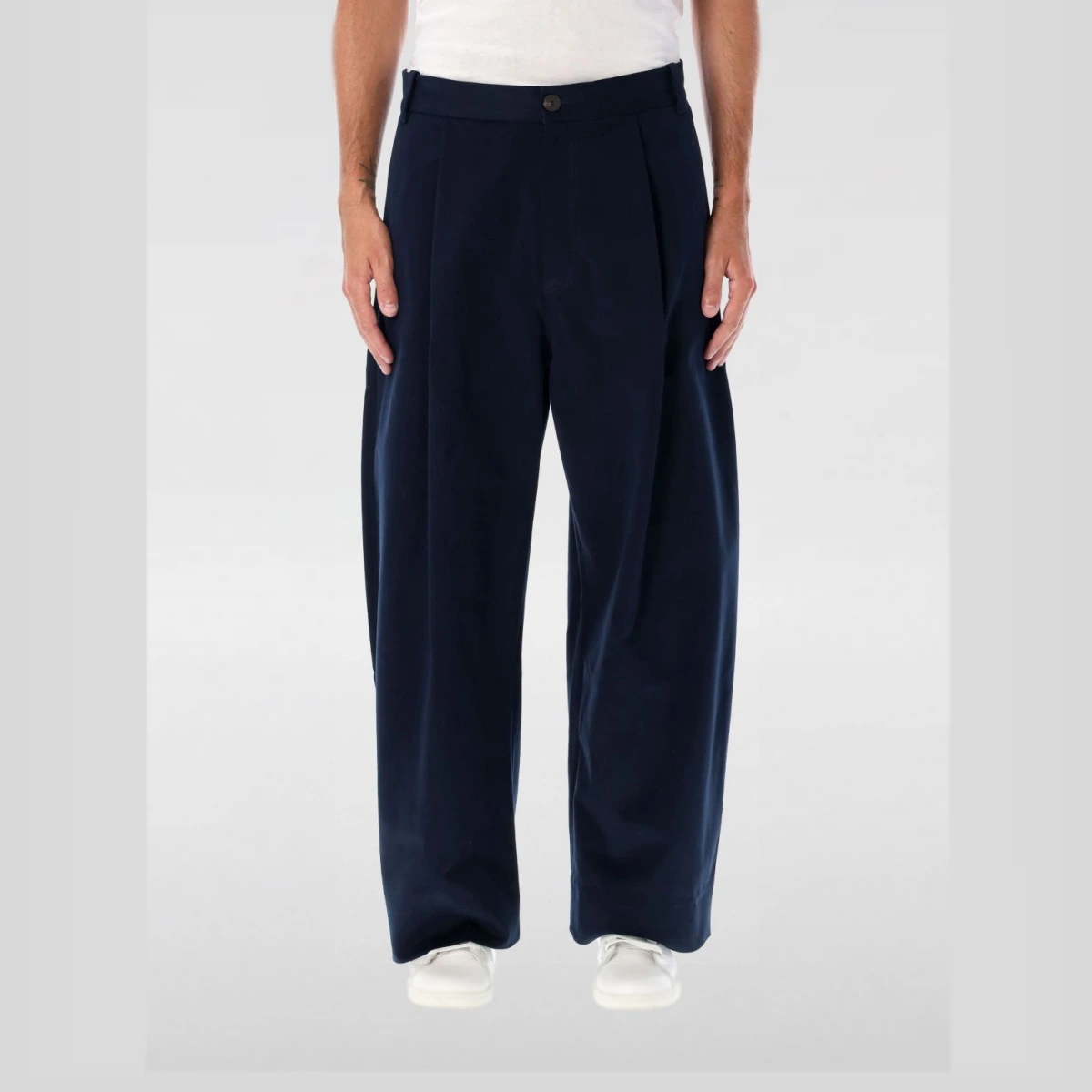Pants Men color Blue