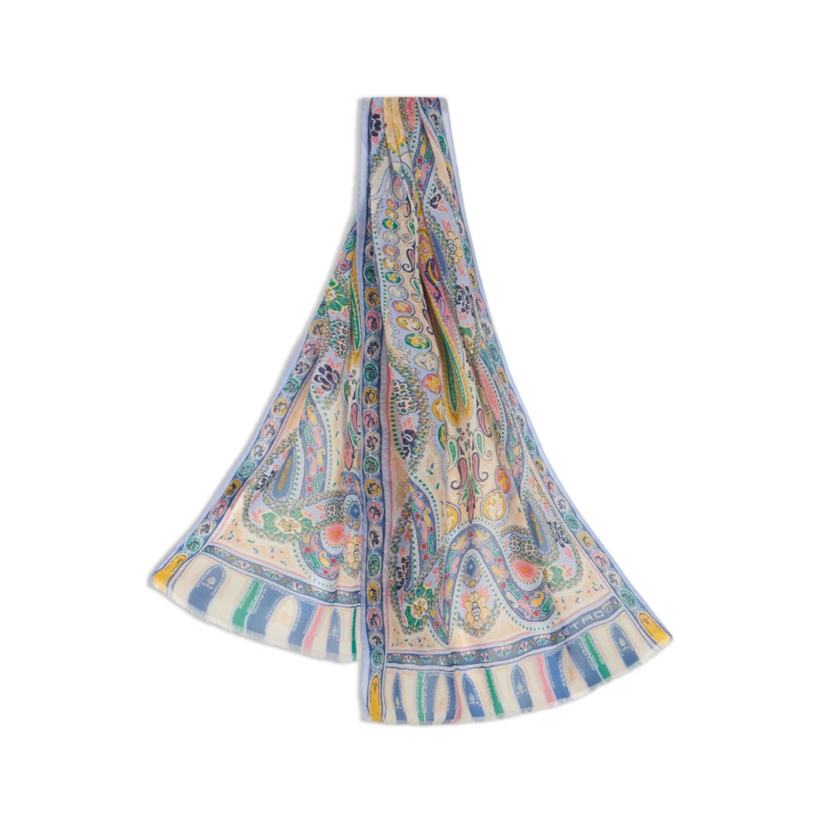 Printed scarf - Blue