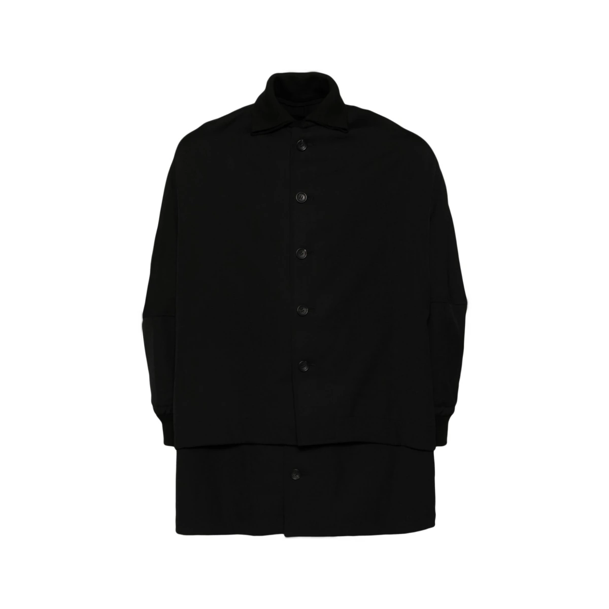 Single-breasted coat - Black