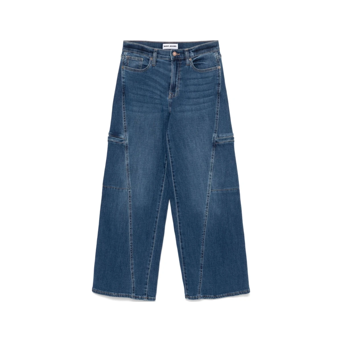 High-rise wide-leg jeans - Blue