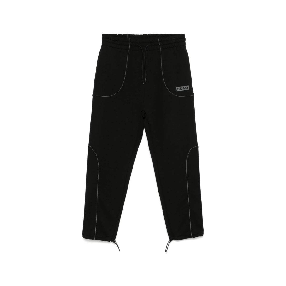 Logo-print track pants - Black