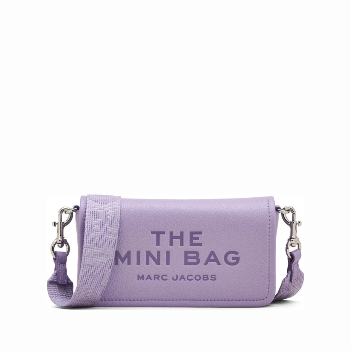 The Leather Mini crossbody bag - 533 lilac