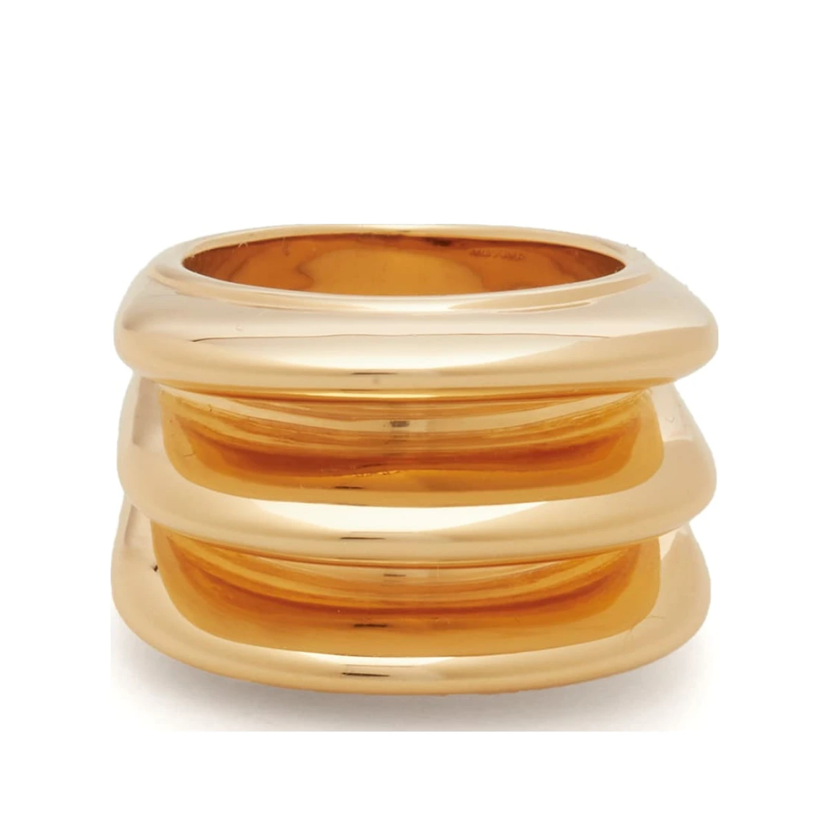 Women's Triple Ridge Ring in Gold