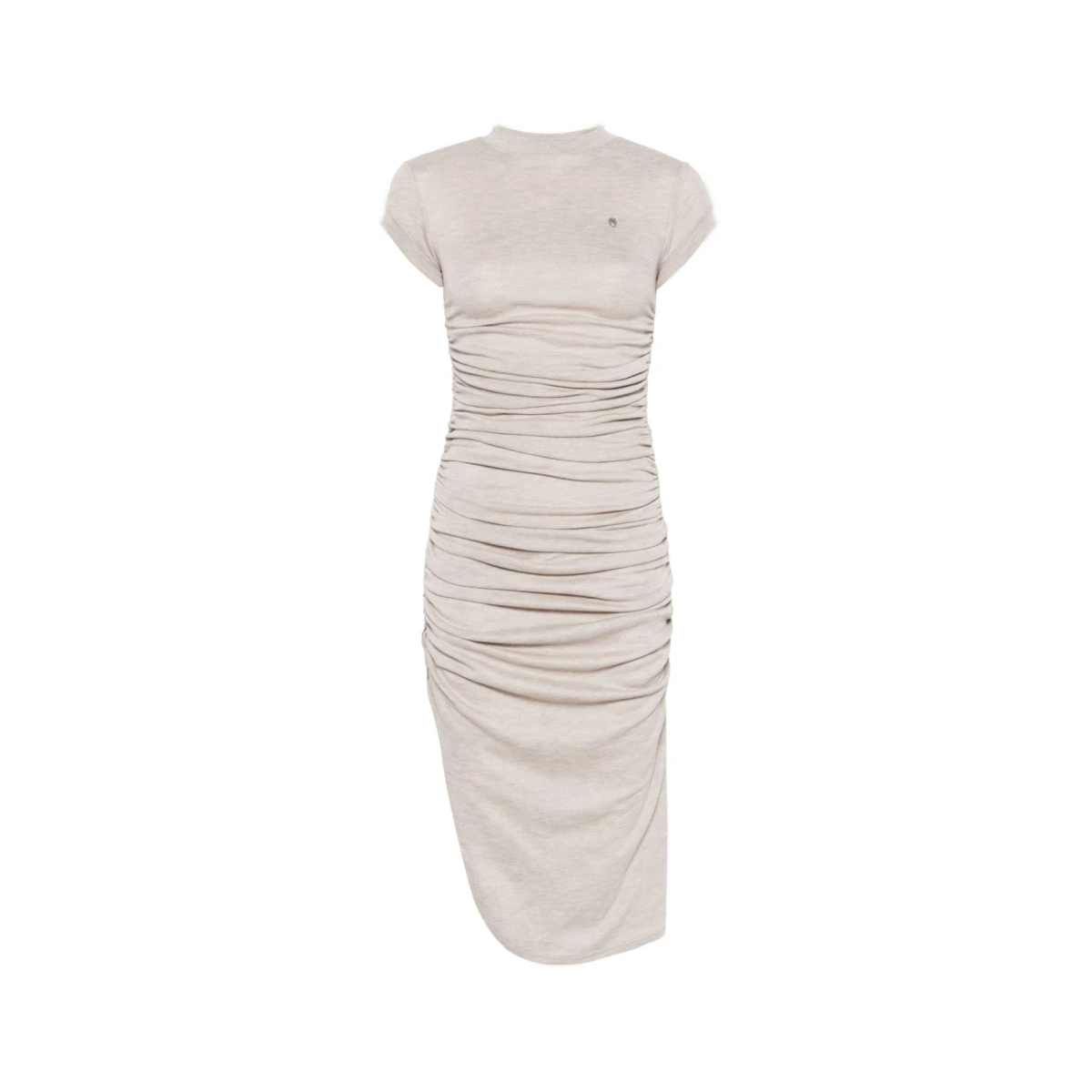 Ruched mini dress - Neutrals