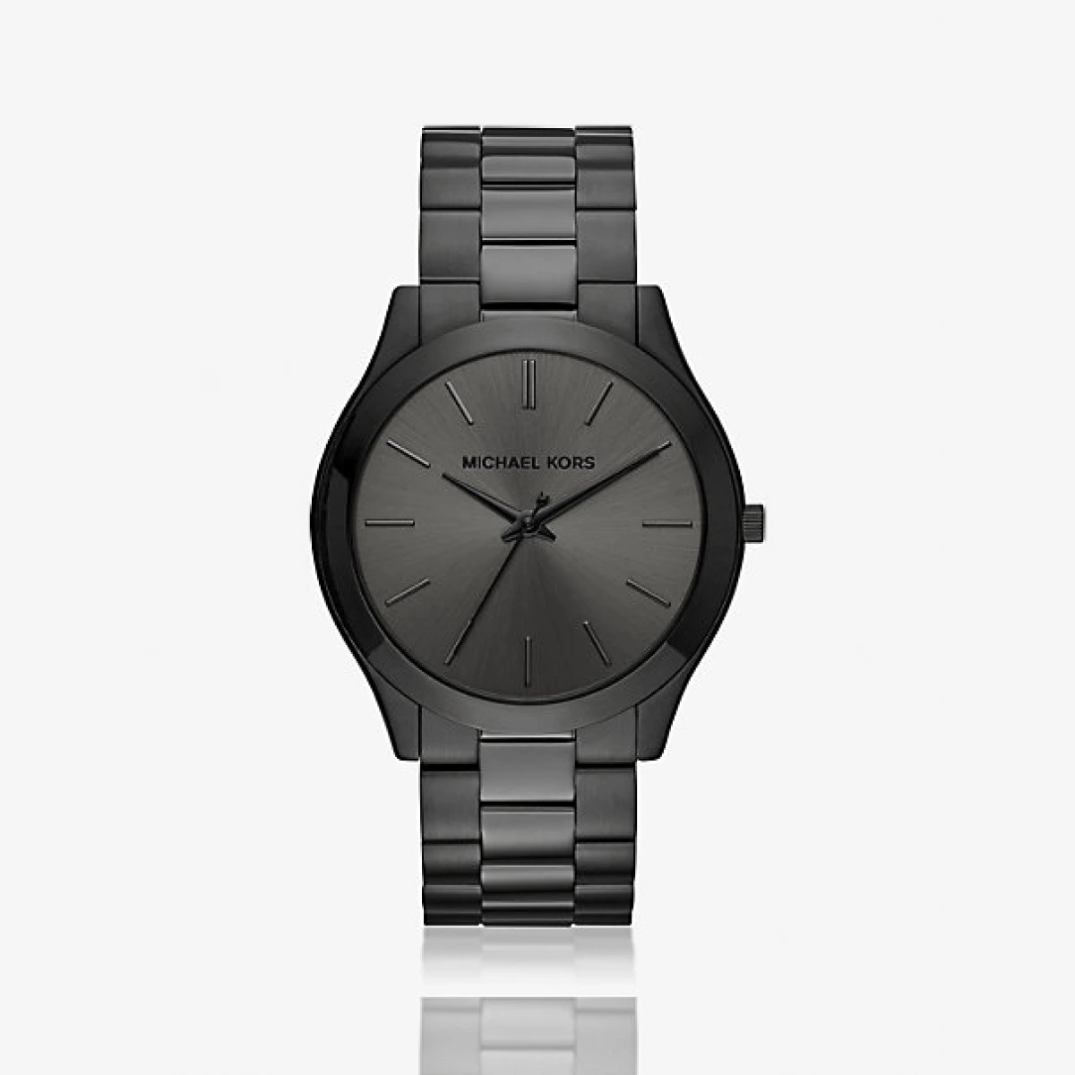 Oversized Slim Runway Black-Tone Watch