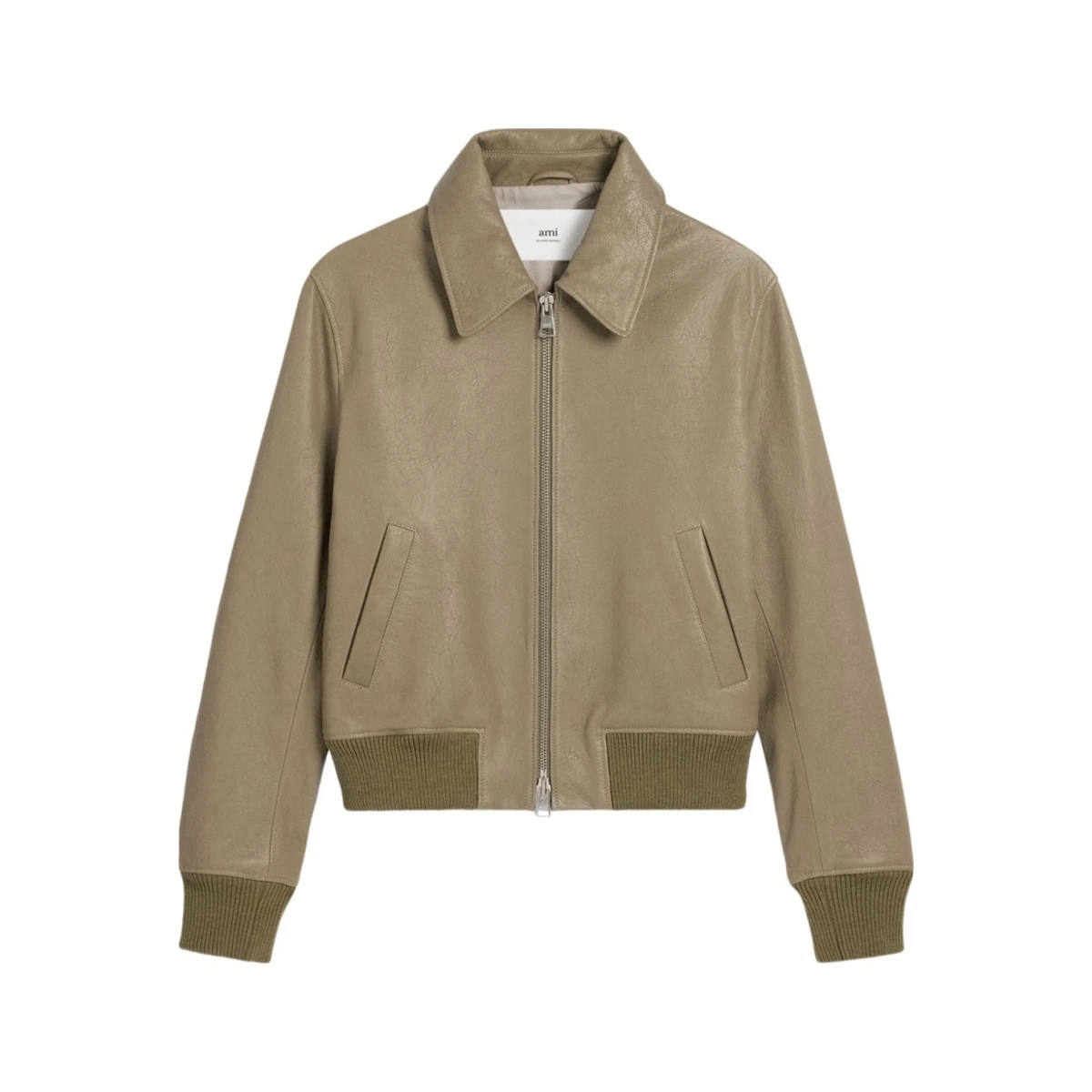 Leather jacket - Neutrals