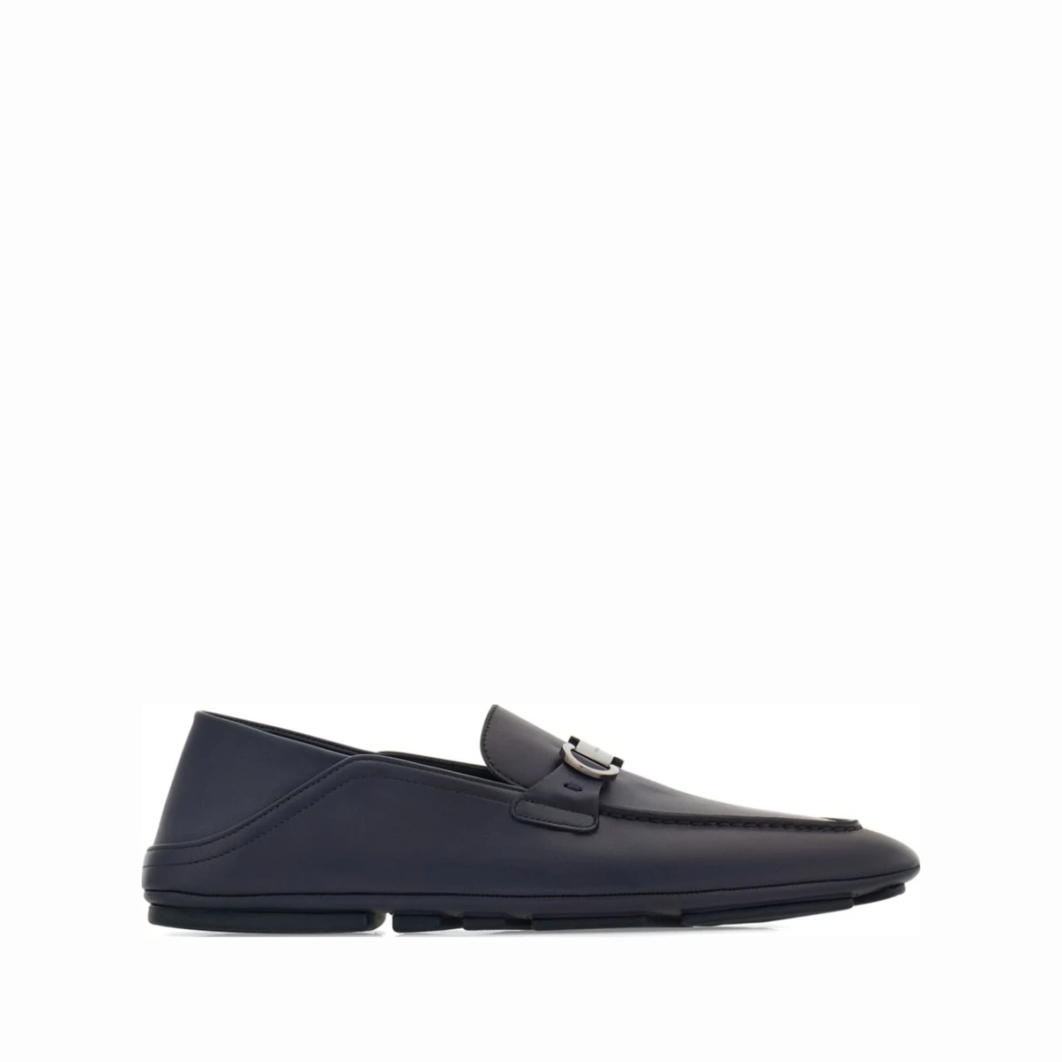Gancini-plaque loafers - Blue