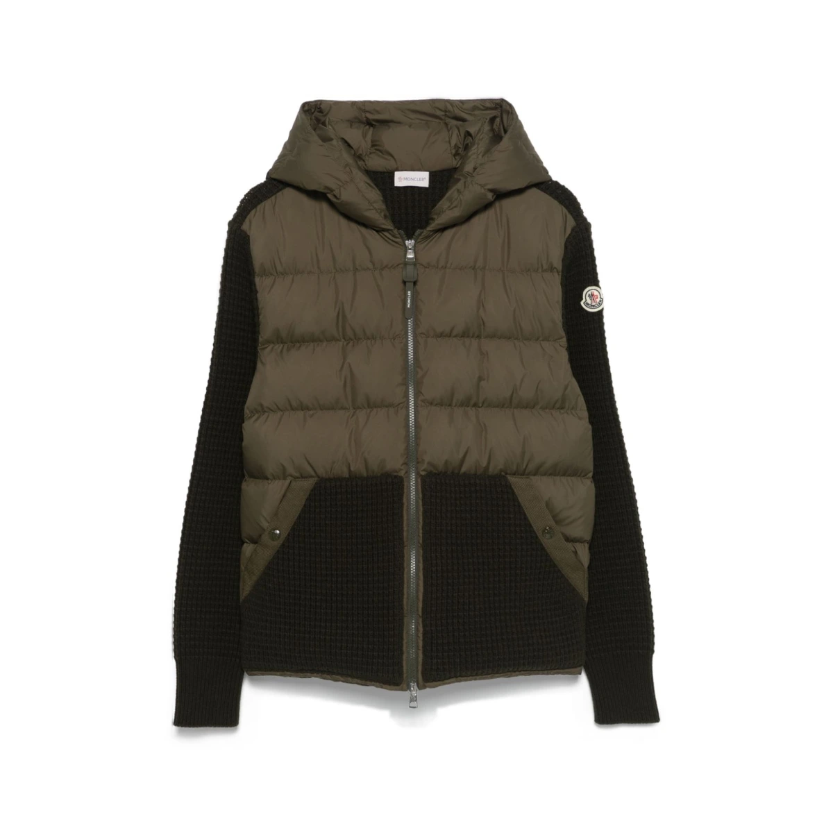 Panelled jacket - Green