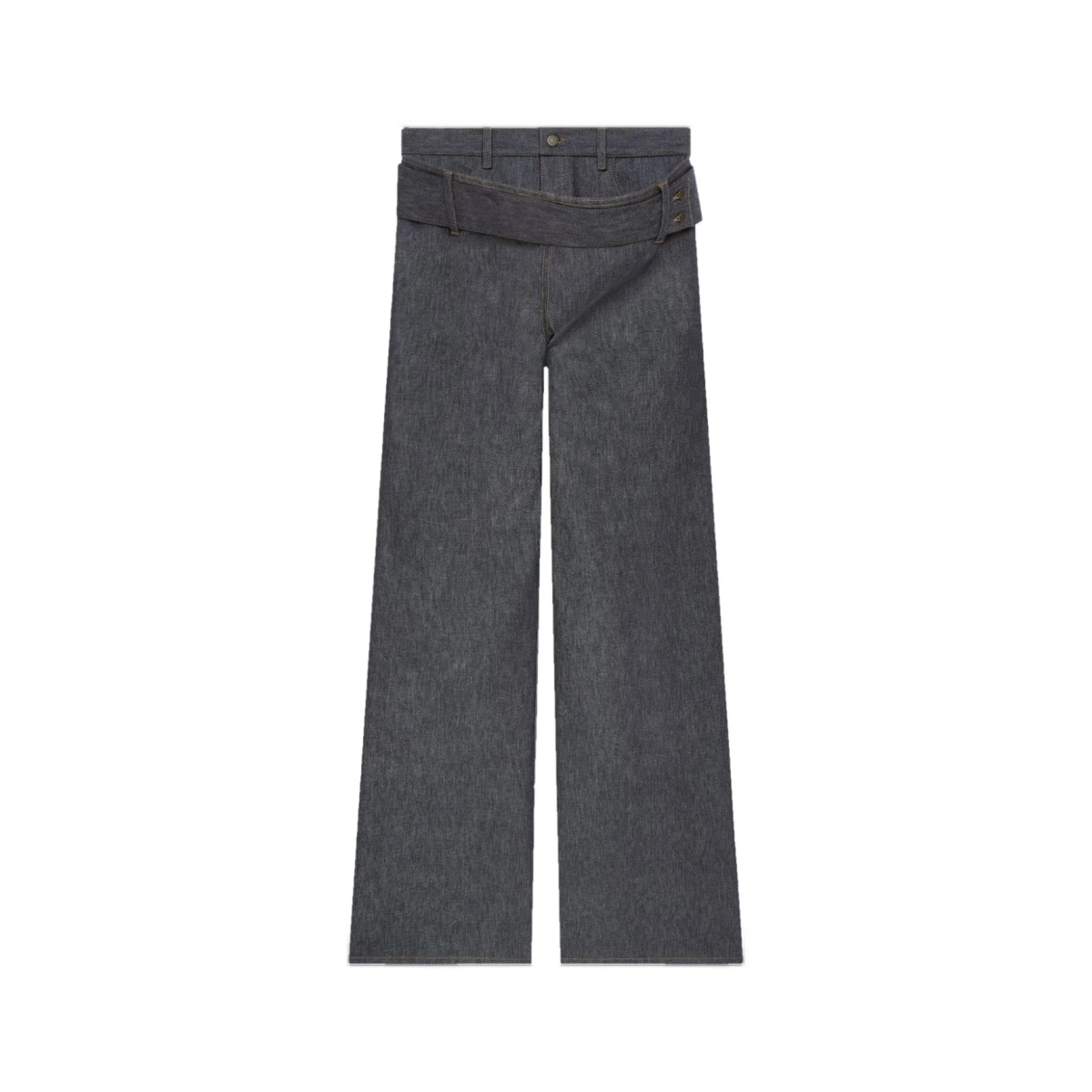 Double belted jeans - Grey