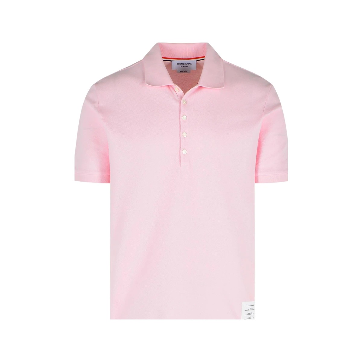 Pink Cotton Polo Shirt