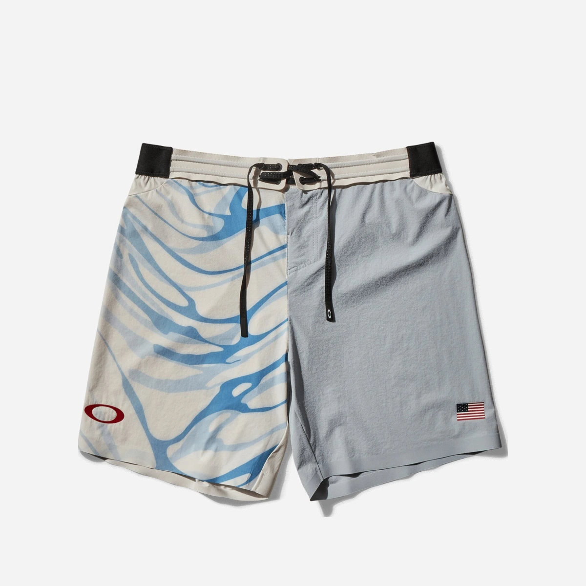 Men s Team USA Surfing 2-in-1 Boardshorts Gray Dust