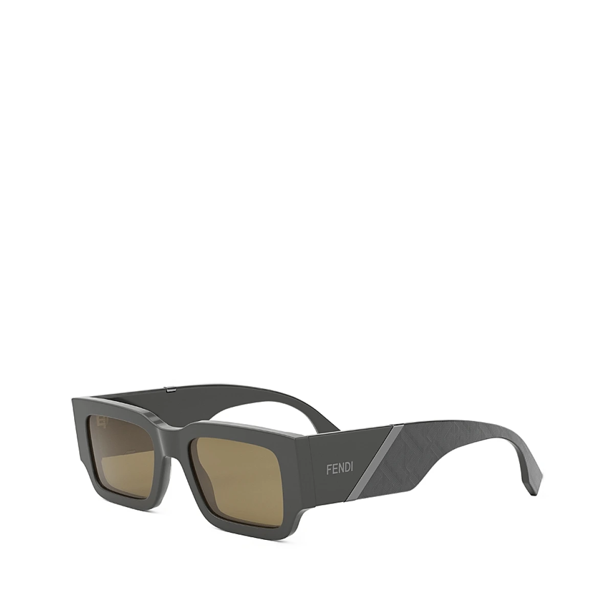 Diagonal Rectangular Sunglasses, 51mm