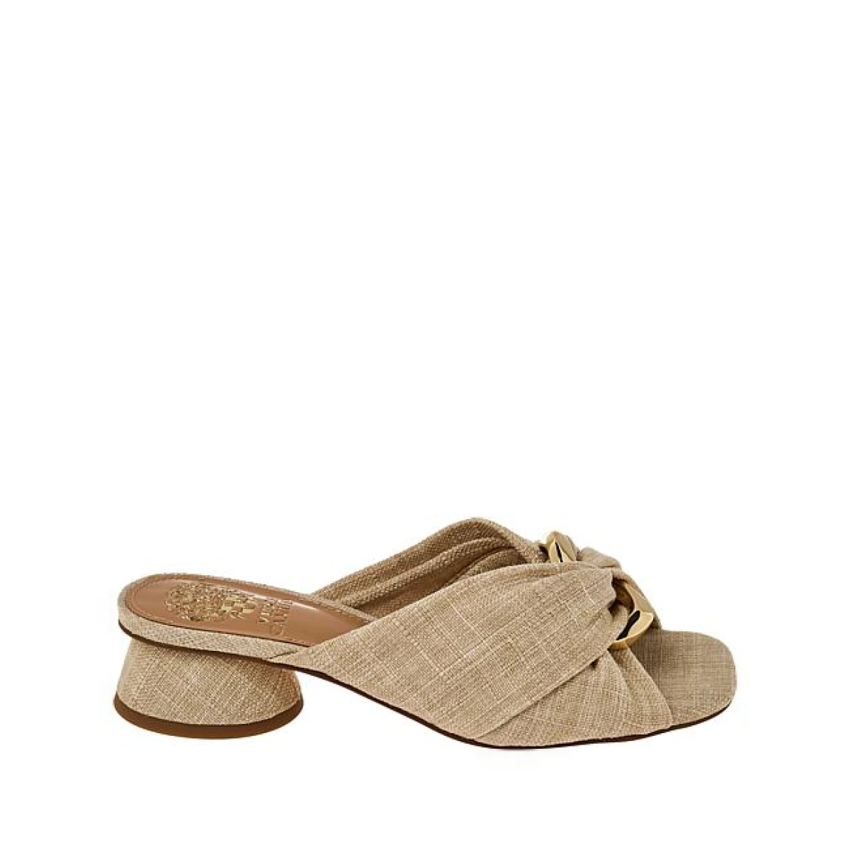 Liane Ornamented Slide Sandal - Sapphire Stripe