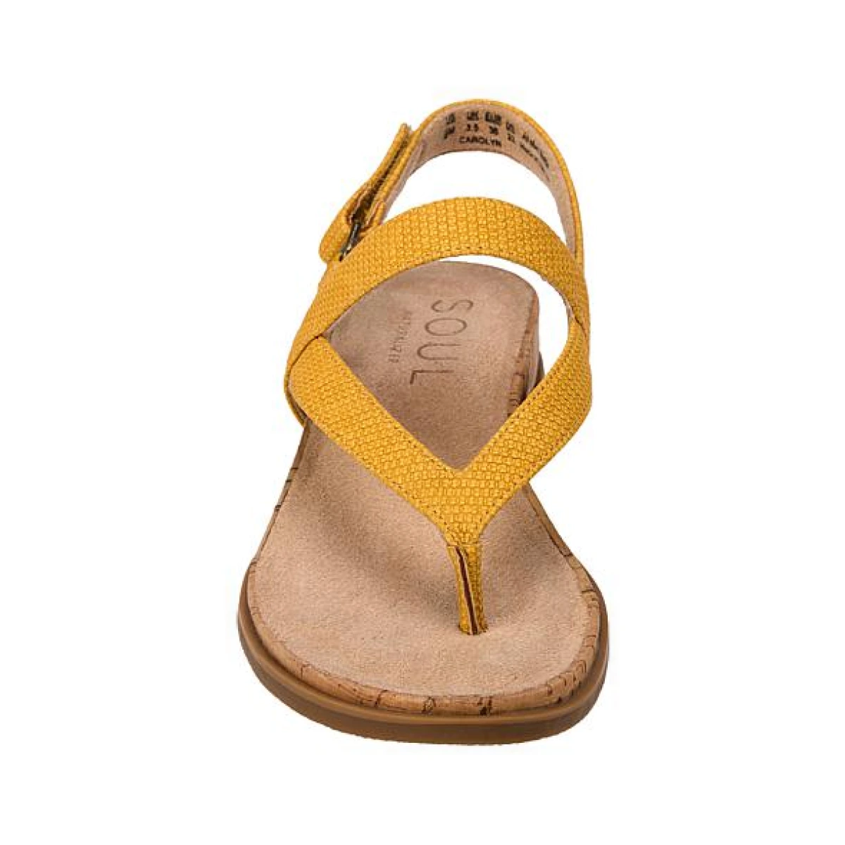 SOUL Carolyn Wedge Heel Sandal - Metallic