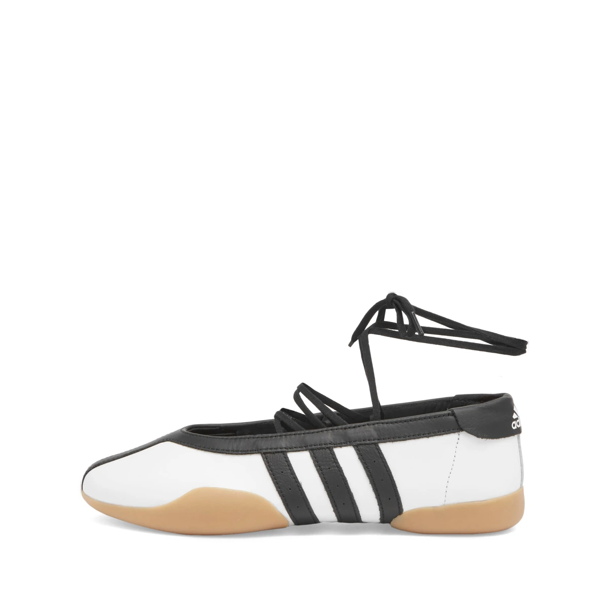 Adidas Women's W Taekwondo Mei Ballet Shoe in White/Core Black/Gum