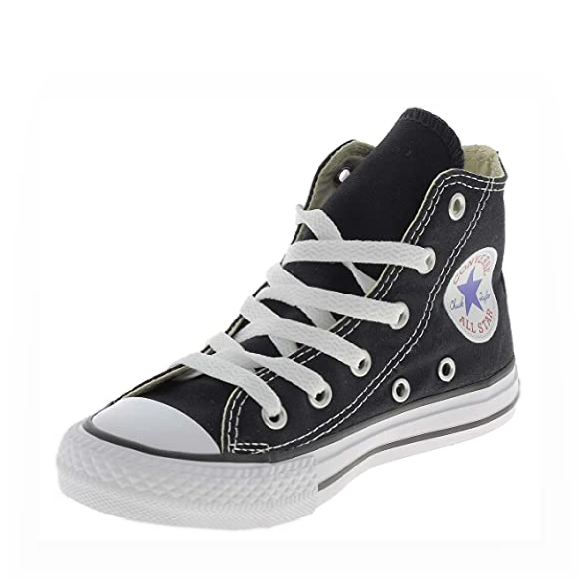 Converse Unisex Chuck Taylor All Star Leather High Top Shoe Black 10 Men US/12 Women US