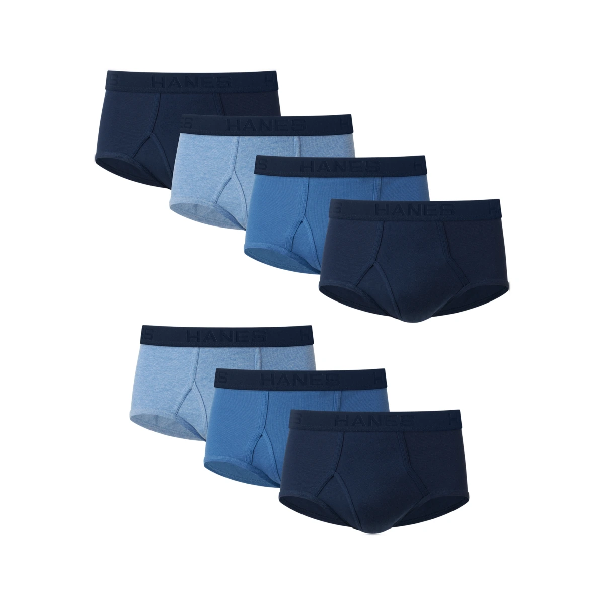 Men's 7-Pk. Ultimate ComfortSoft Briefs - Blues