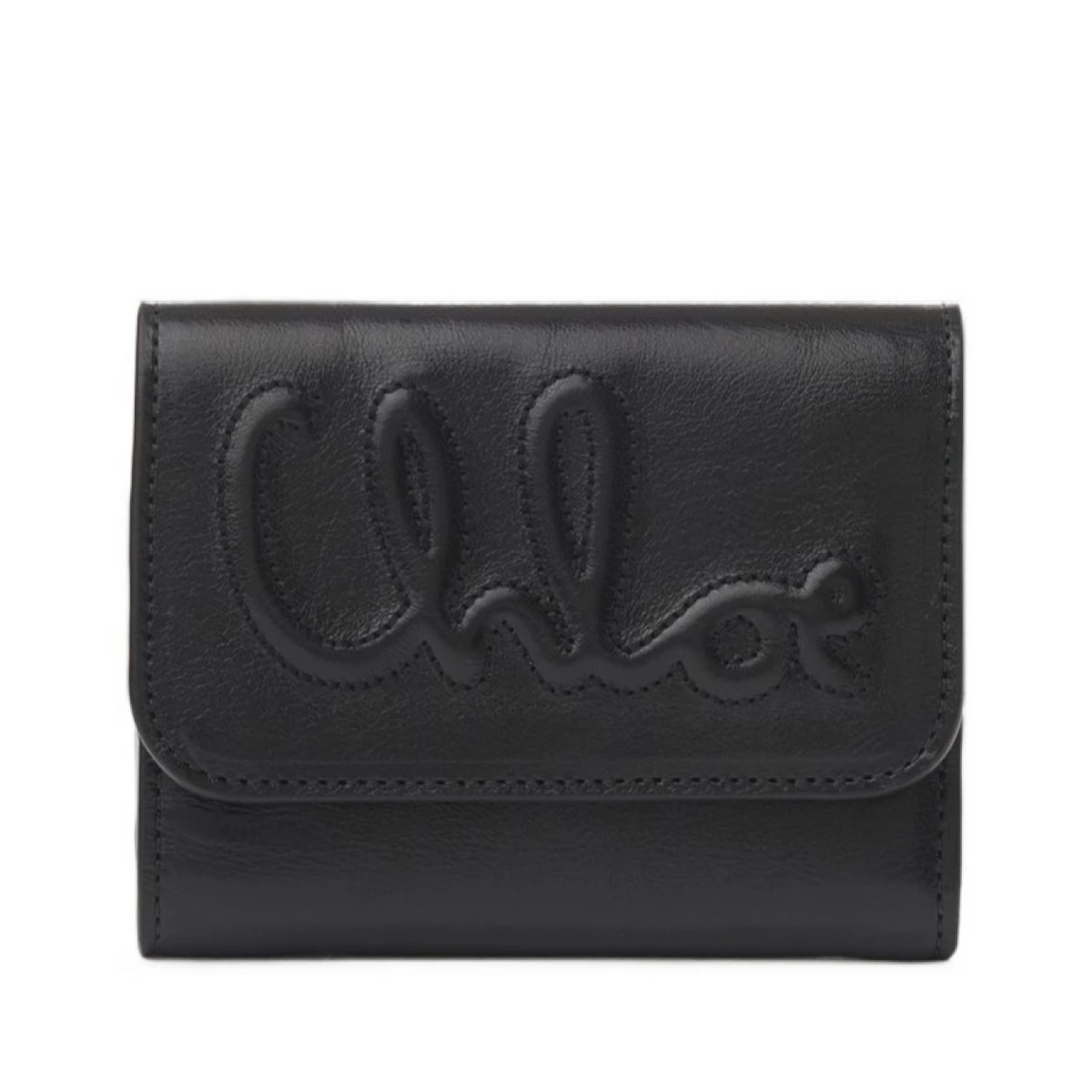 Leather tri-fold wallet