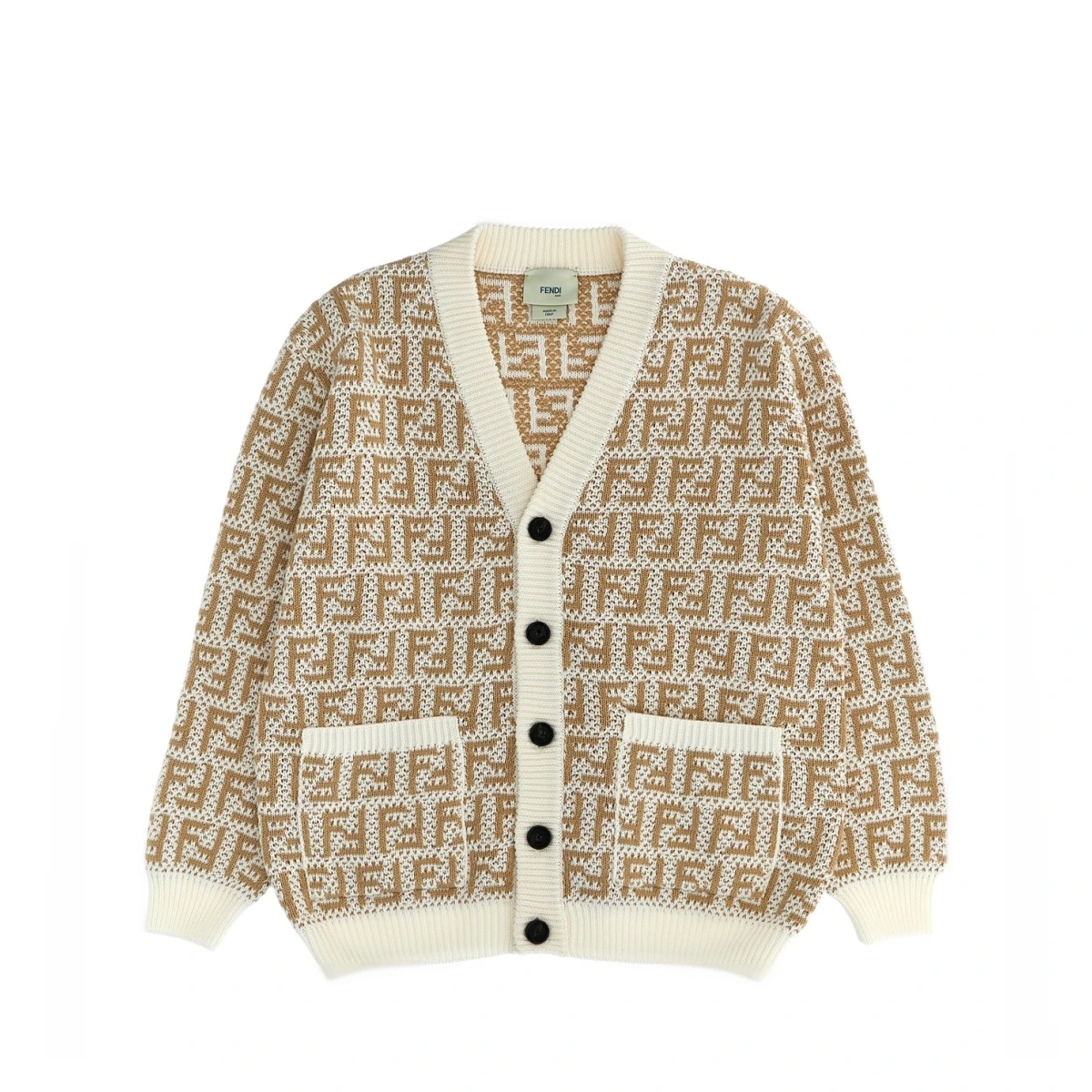 FF motif cardigan