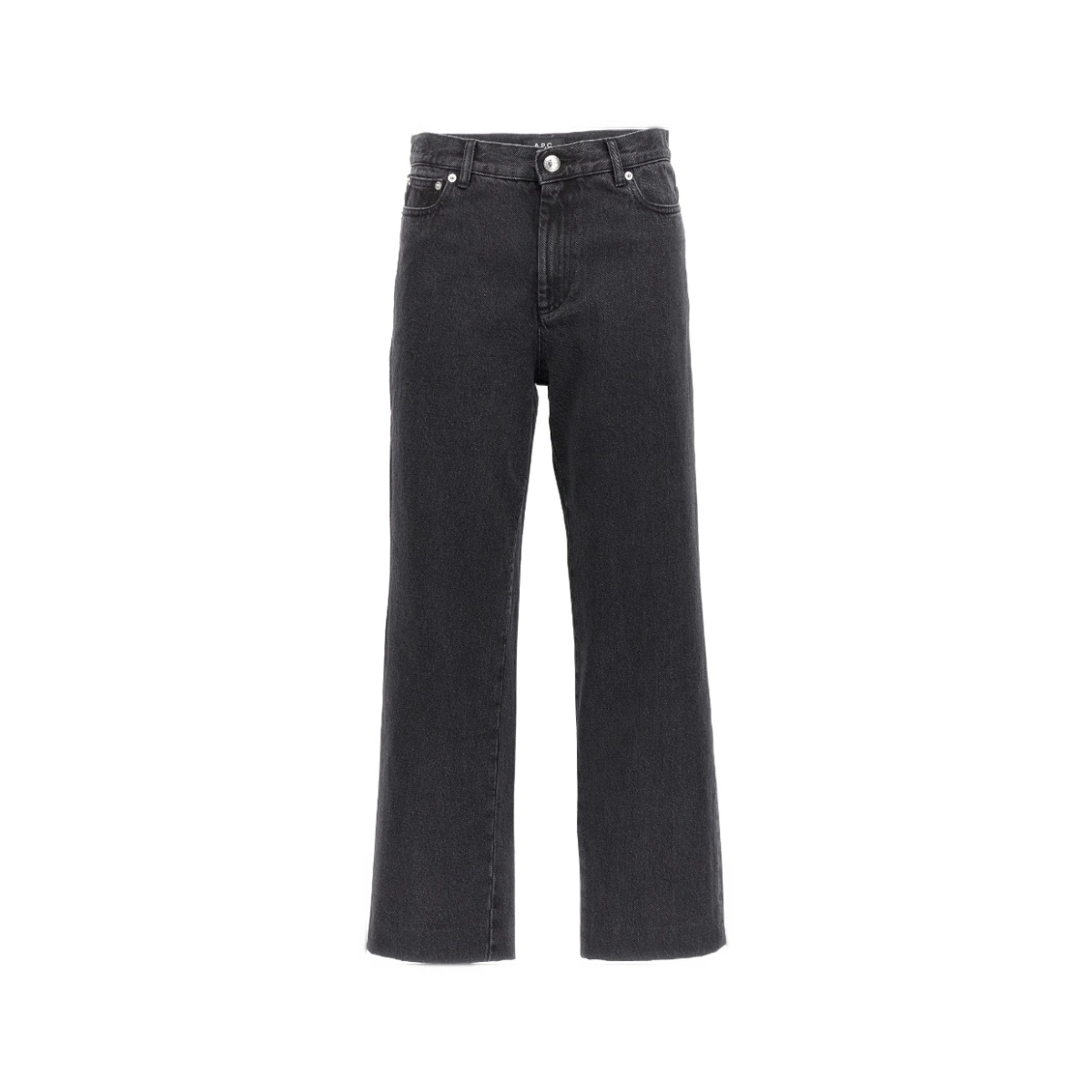 Mid-rise cropped jeans