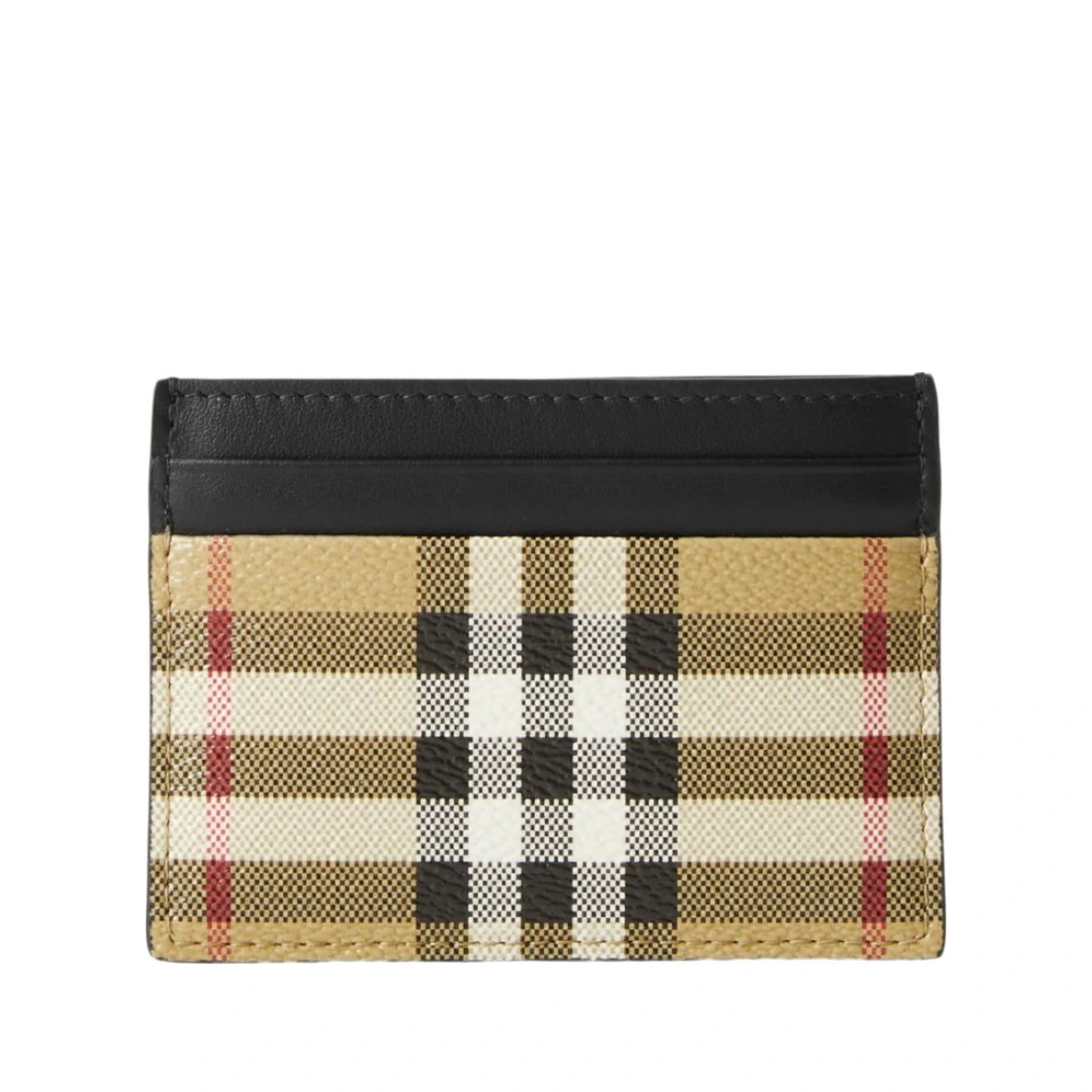 Burberry check card holder - Neutrals
