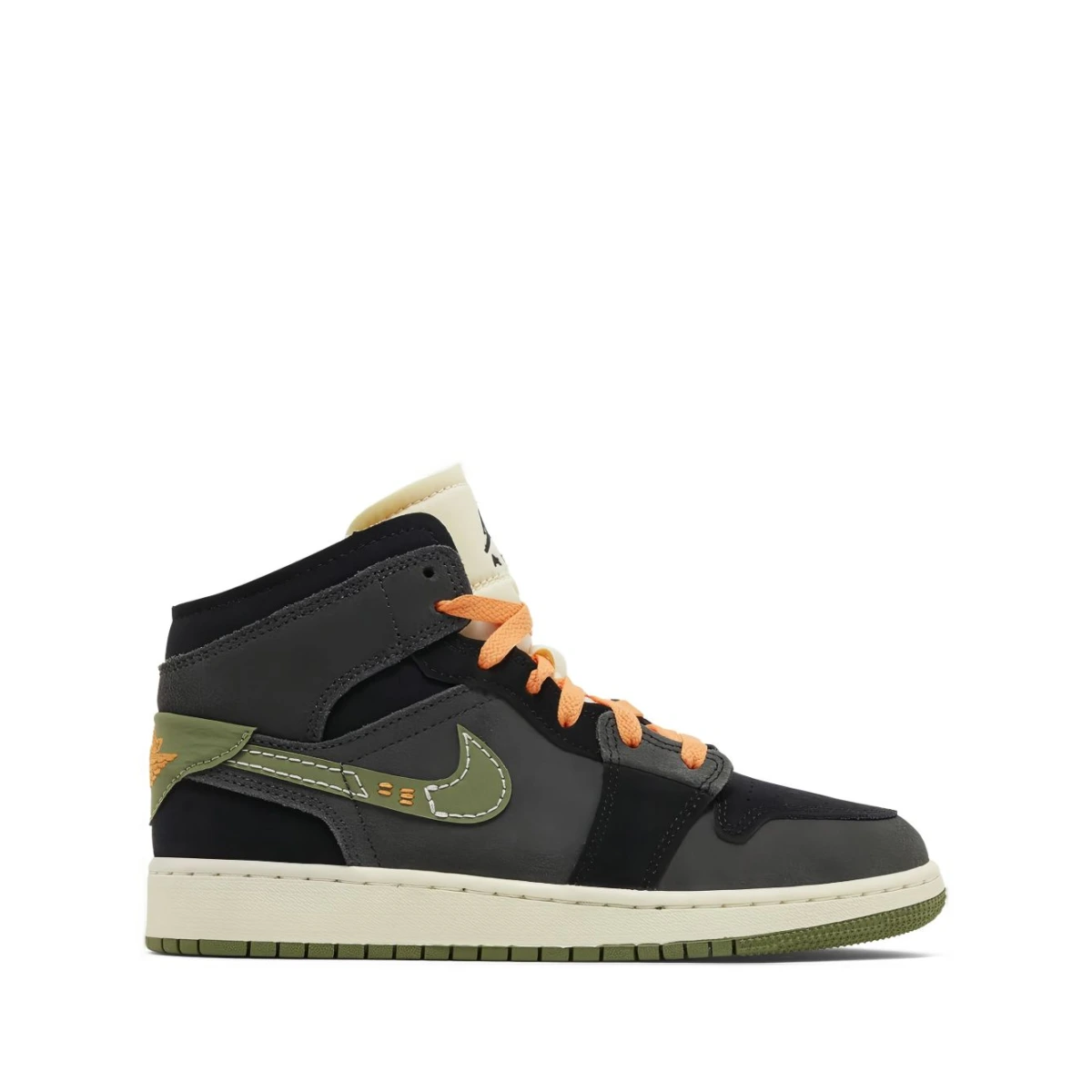 Jordan Air Jordan 1 Mid SE "Craft Anthracite/Light Olive" sneakers - Black