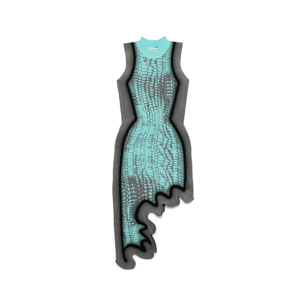 PH5 Brooklyn wavy asymmetric dress - Grey