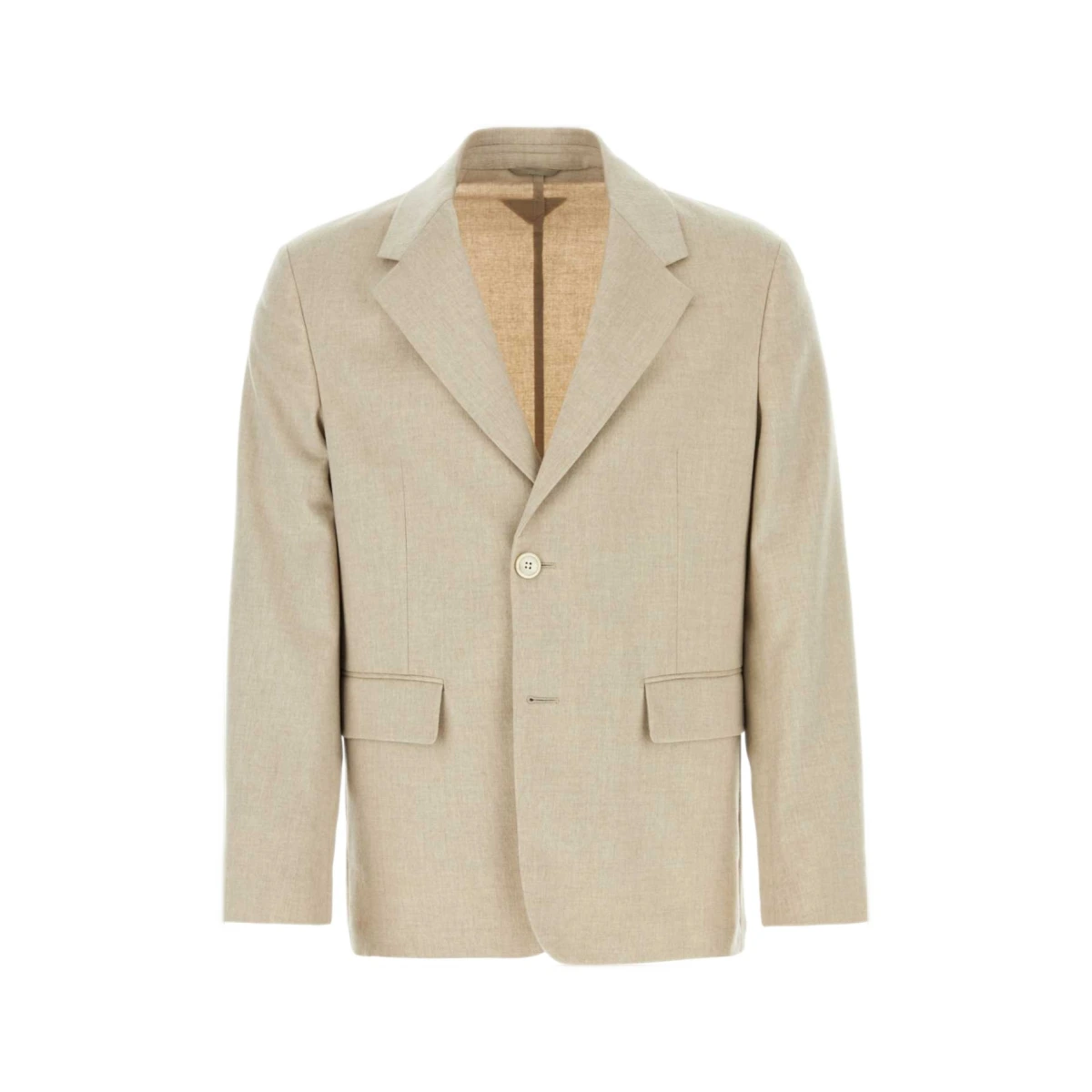 Prada Single Breasted Sleeved Blazer