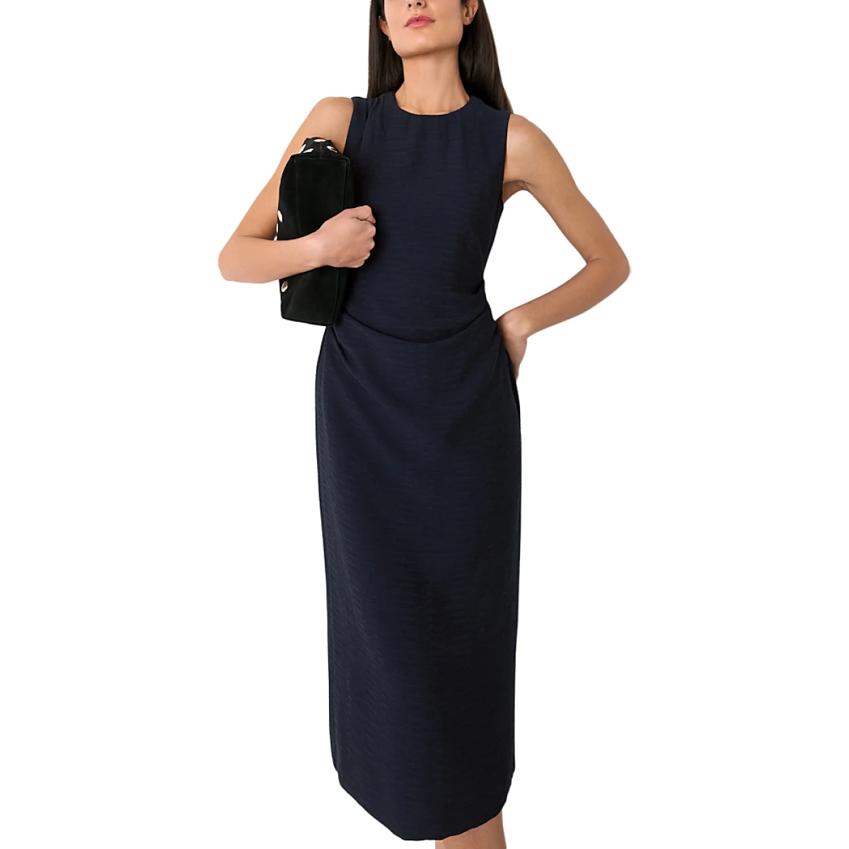 Nora Textured Midi Dress