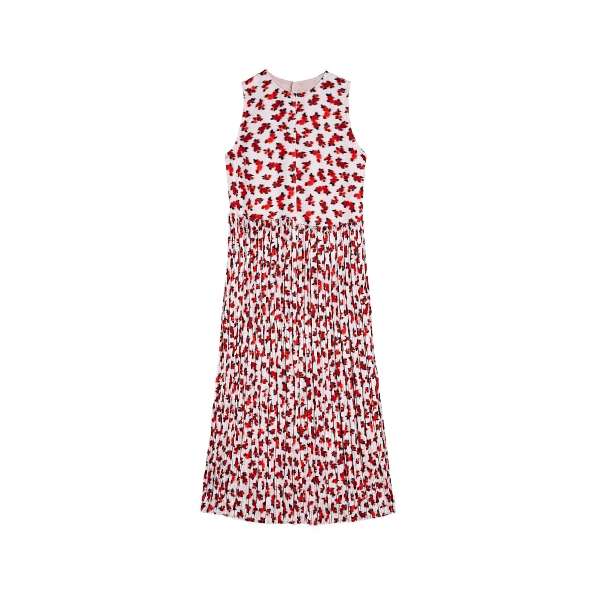 Floral-print midi dress - Pink