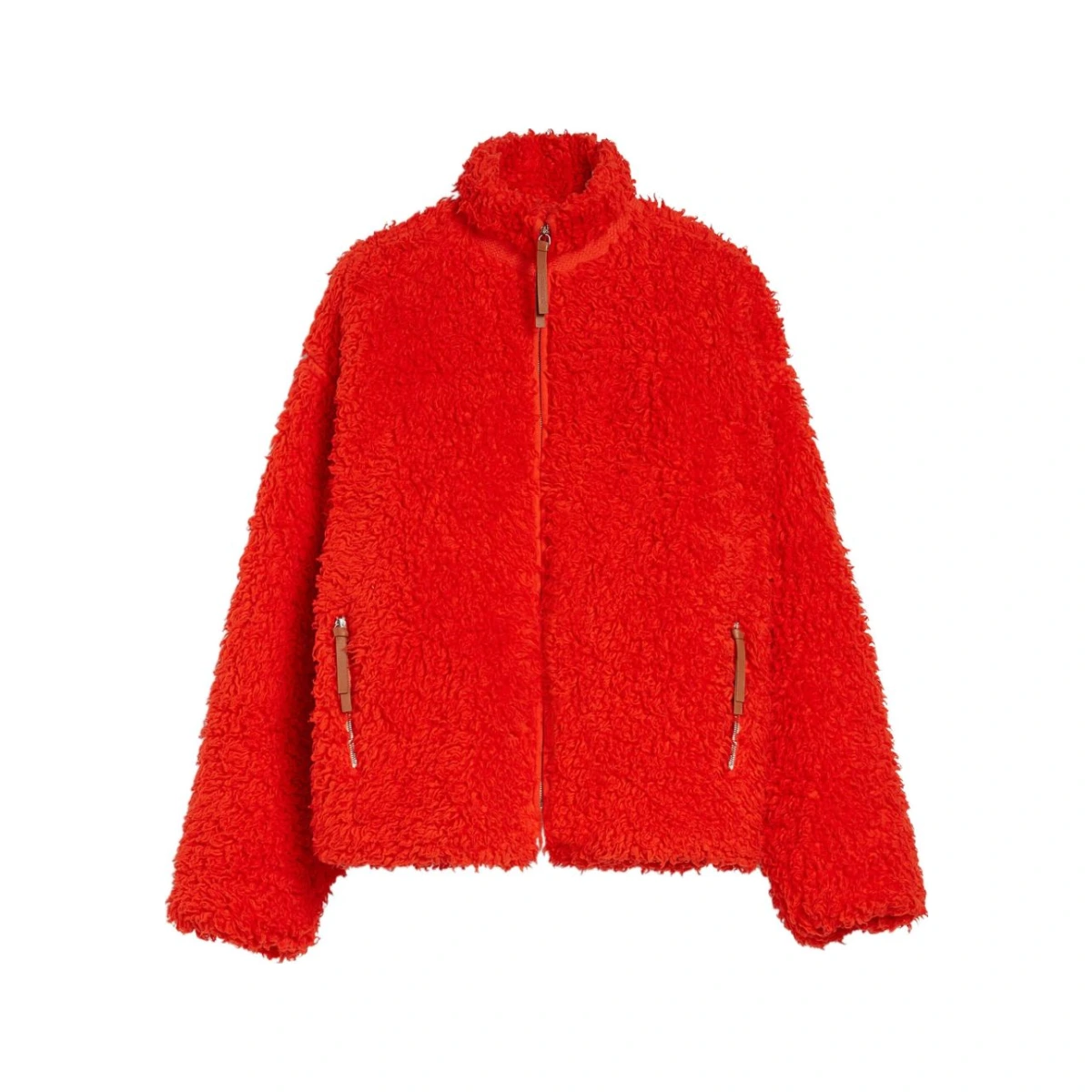 Cotton fleece jacket - Red