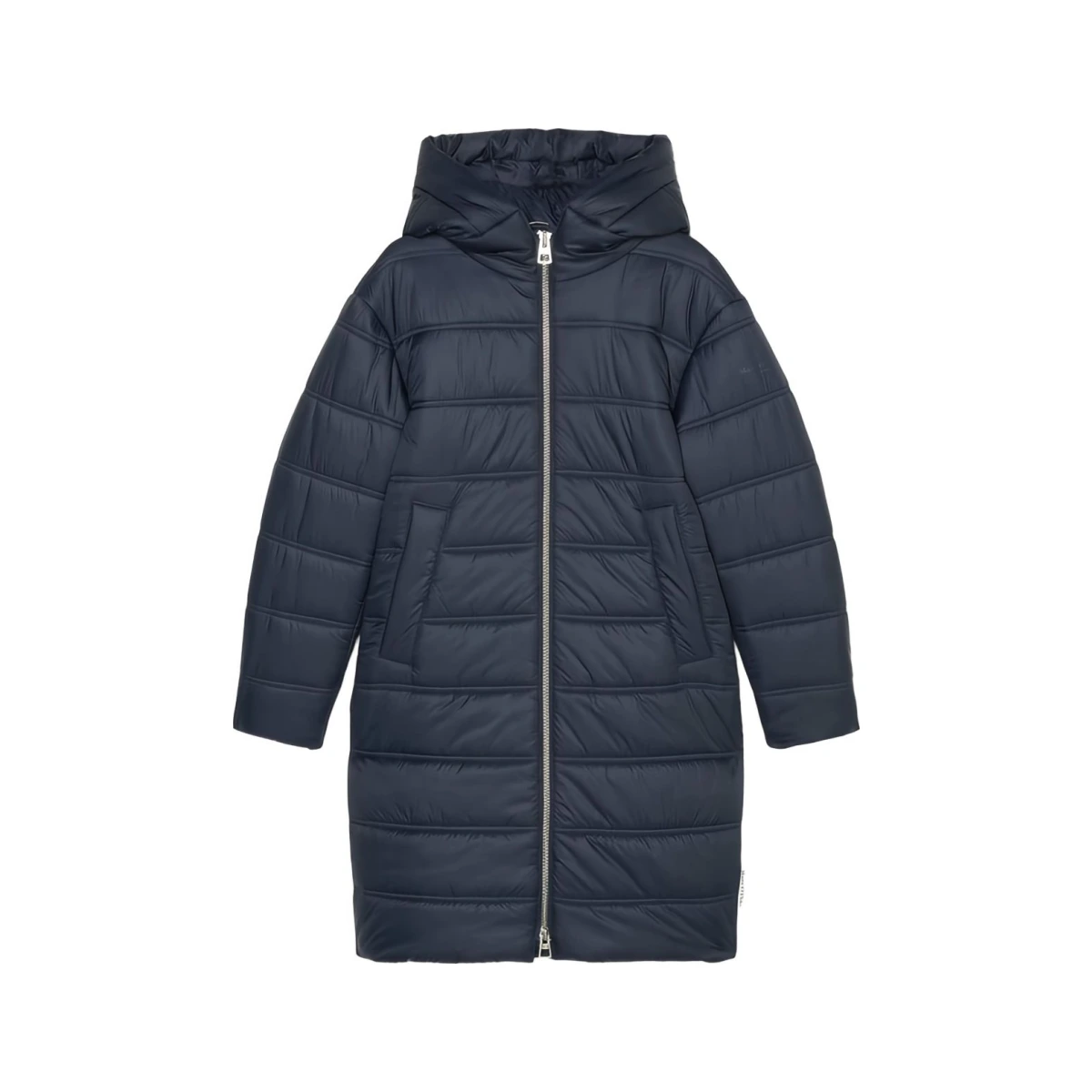Padded hooded coat - Blue