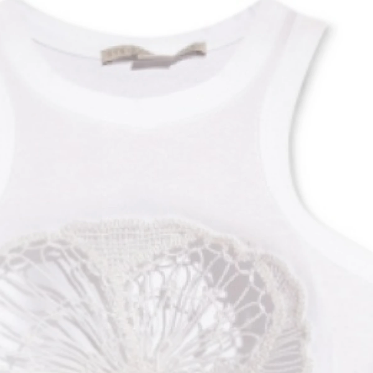 Openwork Pattern Top