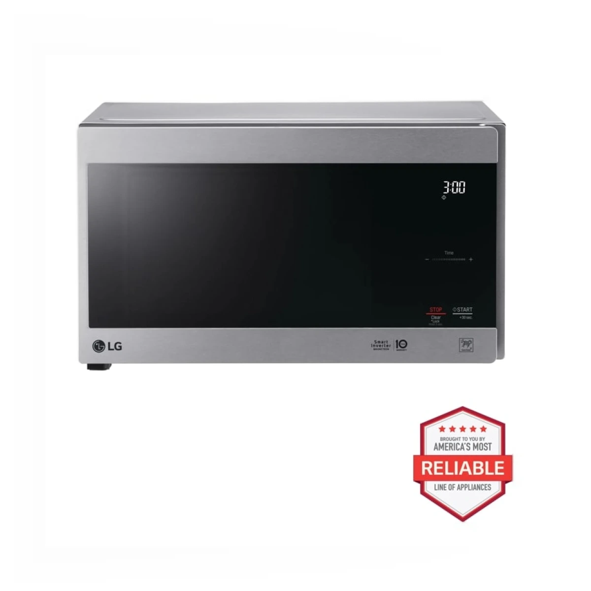 LG NeoChef™ Countertop Microwave with Smart Inverter and EasyClean®, Stainless Steel, 0.. ft